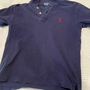 Ralph Lauren Kids Polo Shirt in Navy with Red Logo